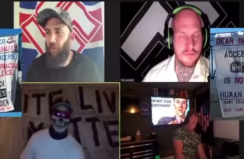 Neo-Nazi Podcast Clip Twitter Nov 29 2022_Robert Wheldon Says the GDL Banner Drop in Irvine California “Was Fun”.mp4 _#46